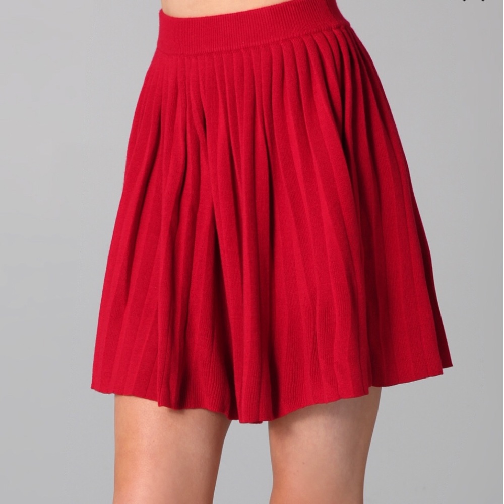 Dolce Vita Allegra Pleated Knit Skirt